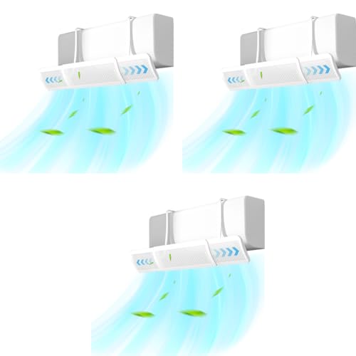 HASTHIP® Air Conditioner Deflector, Adjustable AC Air Conditioner Deflector for Split Air Conditioners, Anti-Blast and Anti-Direct Blowing Baffle Windshield for Home, Mini-Split (22-32 in) 3 PCS HASTHIP® Air Conditioner Deflector, Adjustable AC Air Conditioner Deflector for Split Air Conditioners, Anti-Blast and Anti-Direct Blowing Baffle Windshield for Home, Mini-Split (22-32 in) 3 PCS